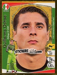 Sticker Guillermo Ochoa - Copa América Centenario. USA 2016 - Navarrete