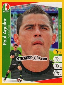 Sticker Paul Aguilar - Copa América Centenario. USA 2016 - Navarrete