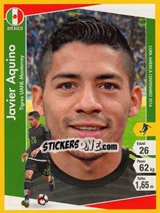 Sticker Javier Aquino - Copa América Centenario. USA 2016 n. 156 - Navarrete