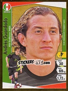 Sticker Andrés Guardado - Copa América Centenario. USA 2016 - Navarrete