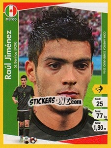 Sticker Raúl Jiménez - Copa América Centenario. USA 2016 n. 162 - Navarrete