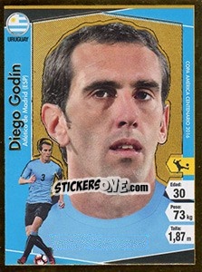Sticker Diego Godín - Copa América Centenario. USA 2016 n. 171 - Navarrete