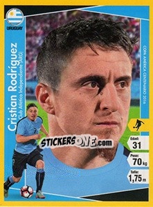 Sticker Cristian Rodríguez - Copa América Centenario. USA 2016 n. 175 - Navarrete
