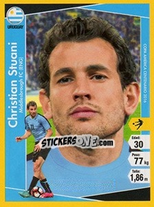Sticker Cristhian Stuani - Copa América Centenario. USA 2016 n. 176 - Navarrete