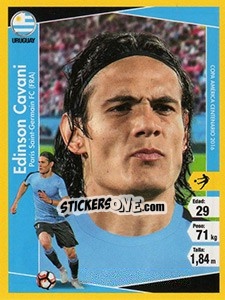 Sticker Edinson Cavani - Copa América Centenario. USA 2016 n. 178 - Navarrete