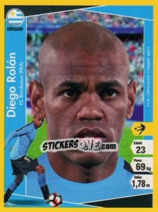 Sticker Diego Rolán - Copa América Centenario. USA 2016 n. 179 - Navarrete