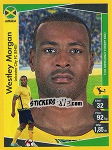 Sticker Wes Morgan - Copa América Centenario. USA 2016 - Navarrete