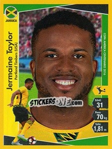Sticker Jermaine Taylor - Copa América Centenario. USA 2016 n. 188 - Navarrete
