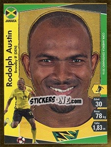 Sticker Rodolph Austin - Copa América Centenario. USA 2016 n. 190 - Navarrete