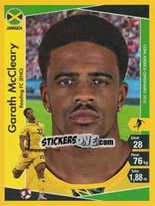 Cromo Garath McCleary - Copa América Centenario. USA 2016 - Navarrete