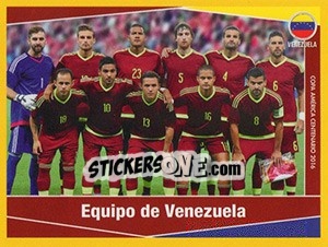 Sticker Equipo - Copa América Centenario. USA 2016 n. 198 - Navarrete