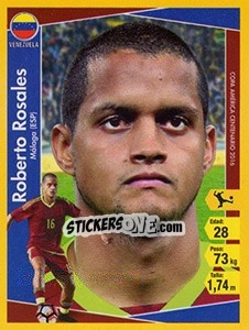 Sticker Roberto Rosales - Copa América Centenario. USA 2016 - Navarrete