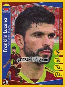 Sticker Franklin Lucena - Copa América Centenario. USA 2016 n. 204 - Navarrete