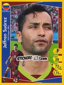 Sticker Jeffren Suárez - Copa América Centenario. USA 2016 - Navarrete