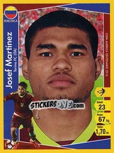 Sticker Josef Martínez - Copa América Centenario. USA 2016 - Navarrete