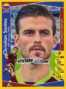 Sticker Christian Santos - Copa América Centenario. USA 2016 n. 214 - Navarrete