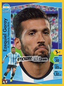 Sticker Ezequiel Garay - Copa América Centenario. USA 2016 - Navarrete