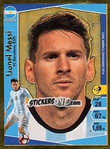 Sticker Lionel Messi - Copa América Centenario. USA 2016 n. 227 - Navarrete