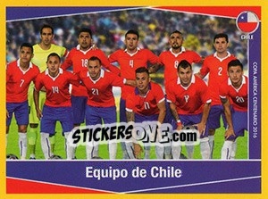 Sticker Equipo - Copa América Centenario. USA 2016 n. 232 - Navarrete