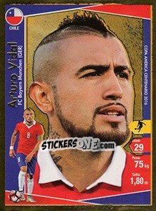 Sticker Arturo Vidal - Copa América Centenario. USA 2016 n. 240 - Navarrete