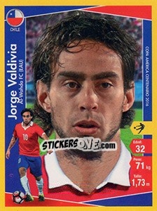 Sticker Jorge Valdivia - Copa América Centenario. USA 2016 n. 247 - Navarrete