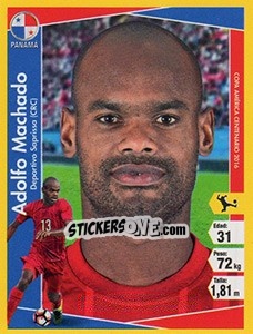 Sticker Adolfo Machado - Copa América Centenario. USA 2016 n. 252 - Navarrete