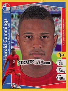 Sticker Harold Cummings - Copa América Centenario. USA 2016 n. 253 - Navarrete