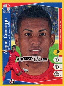 Sticker Miguel Camargo - Copa América Centenario. USA 2016 n. 259 - Navarrete