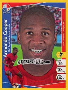 Sticker Armando Cooper - Copa América Centenario. USA 2016 - Navarrete