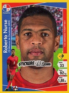 Sticker Roberto Nurse - Copa América Centenario. USA 2016 n. 263 - Navarrete