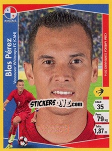Sticker Blas Pérez - Copa América Centenario. USA 2016 n. 265 - Navarrete