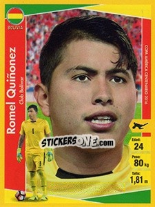 Sticker Romel Quiñonez - Copa América Centenario. USA 2016 - Navarrete