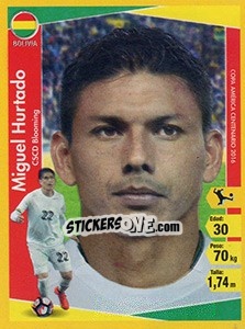 Sticker Miguel Hurtado - Copa América Centenario. USA 2016 n. 271 - Navarrete