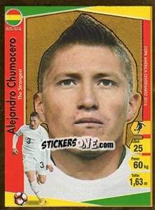 Sticker Alejandro Chumacero - Copa América Centenario. USA 2016 n. 274 - Navarrete