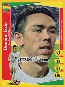 Sticker Damián Lizio - Copa América Centenario. USA 2016 - Navarrete