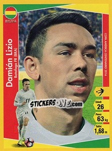 Sticker Damián Lizio - Copa América Centenario. USA 2016 n. 279 - Navarrete