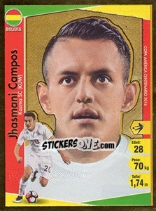 Sticker Jhasmani Campos - Copa América Centenario. USA 2016 n. 280 - Navarrete