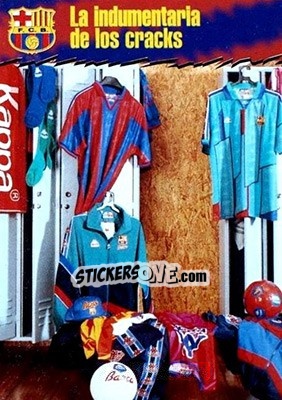 Figurina Uniforme - FC Barcelona 1996-1997 - Panini