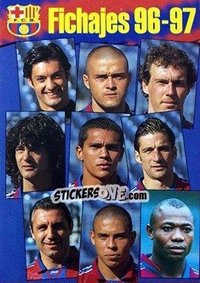 Sticker Fichajes - FC Barcelona 1996-1997 n. 10 - Panini