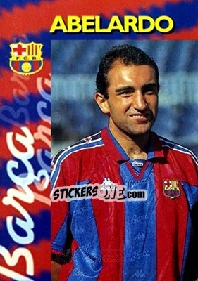 Cromo Abelardo - FC Barcelona 1996-1997 - Panini