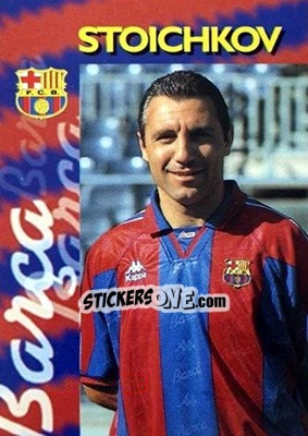 Cromo Stoichkov - FC Barcelona 1996-1997 - Panini