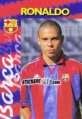 Sticker Ronaldo - FC Barcelona 1996-1997 n. 20 - Panini