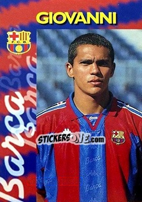 Sticker Giovanni - FC Barcelona 1996-1997 - Panini