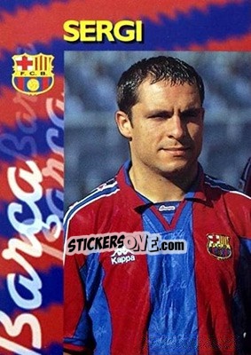 Figurina Sergi - FC Barcelona 1996-1997 - Panini