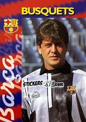 Cromo Busquets - FC Barcelona 1996-1997 - Panini