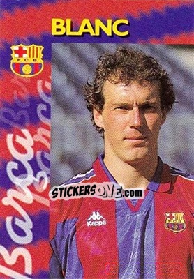 Sticker Laurent Blanc - FC Barcelona 1996-1997 n. 25 - Panini