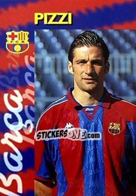 Sticker Pizzi - FC Barcelona 1996-1997 n. 29 - Panini