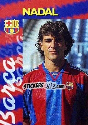 Sticker Nadal - FC Barcelona 1996-1997 n. 30 - Panini