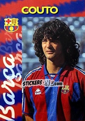 Sticker Couto - FC Barcelona 1996-1997 n. 33 - Panini