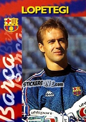 Sticker Lopetegui - FC Barcelona 1996-1997 n. 34 - Panini
